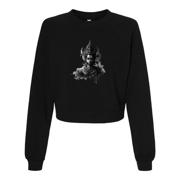 BELLA CANVAS WOMEN'S CROPPED FLEECE PULLOVER 7505